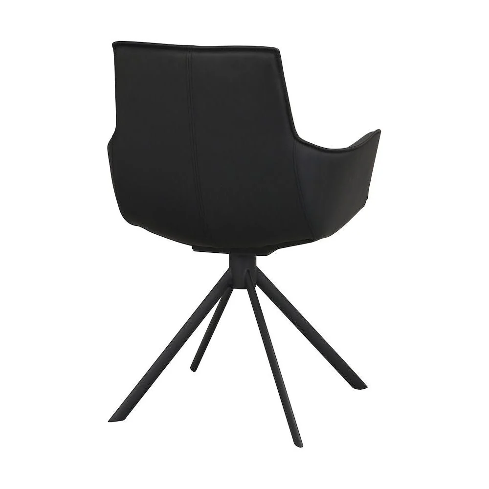 LOWELL Esszimmerstuhl Schwarz 59x58x86cm - Image 7