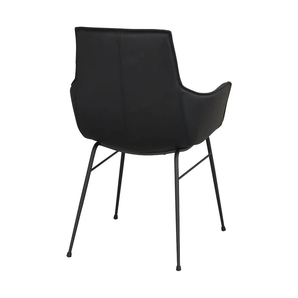 LOWELL Esszimmerstuhl Schwarz 59x62x86cm - Image 6