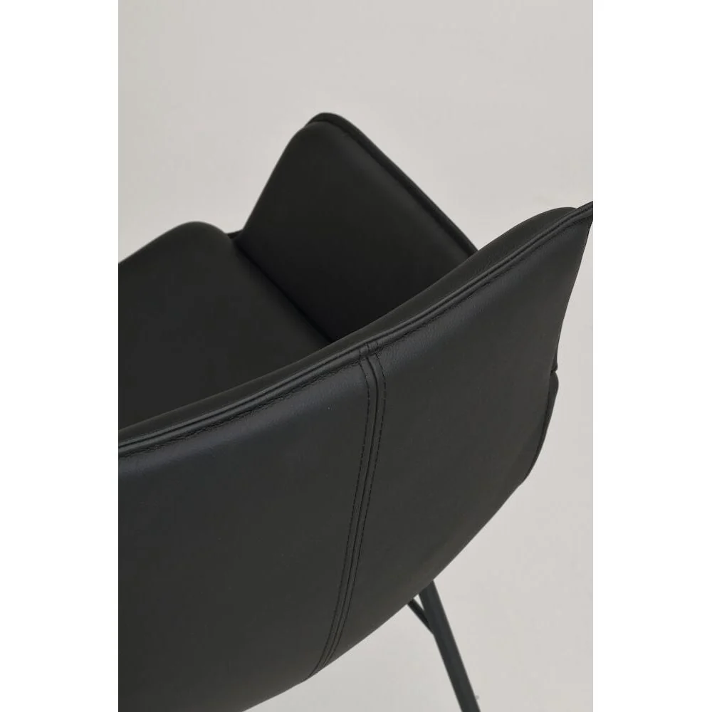 LOWELL Esszimmerstuhl Schwarz 59x62x86cm - Image 7