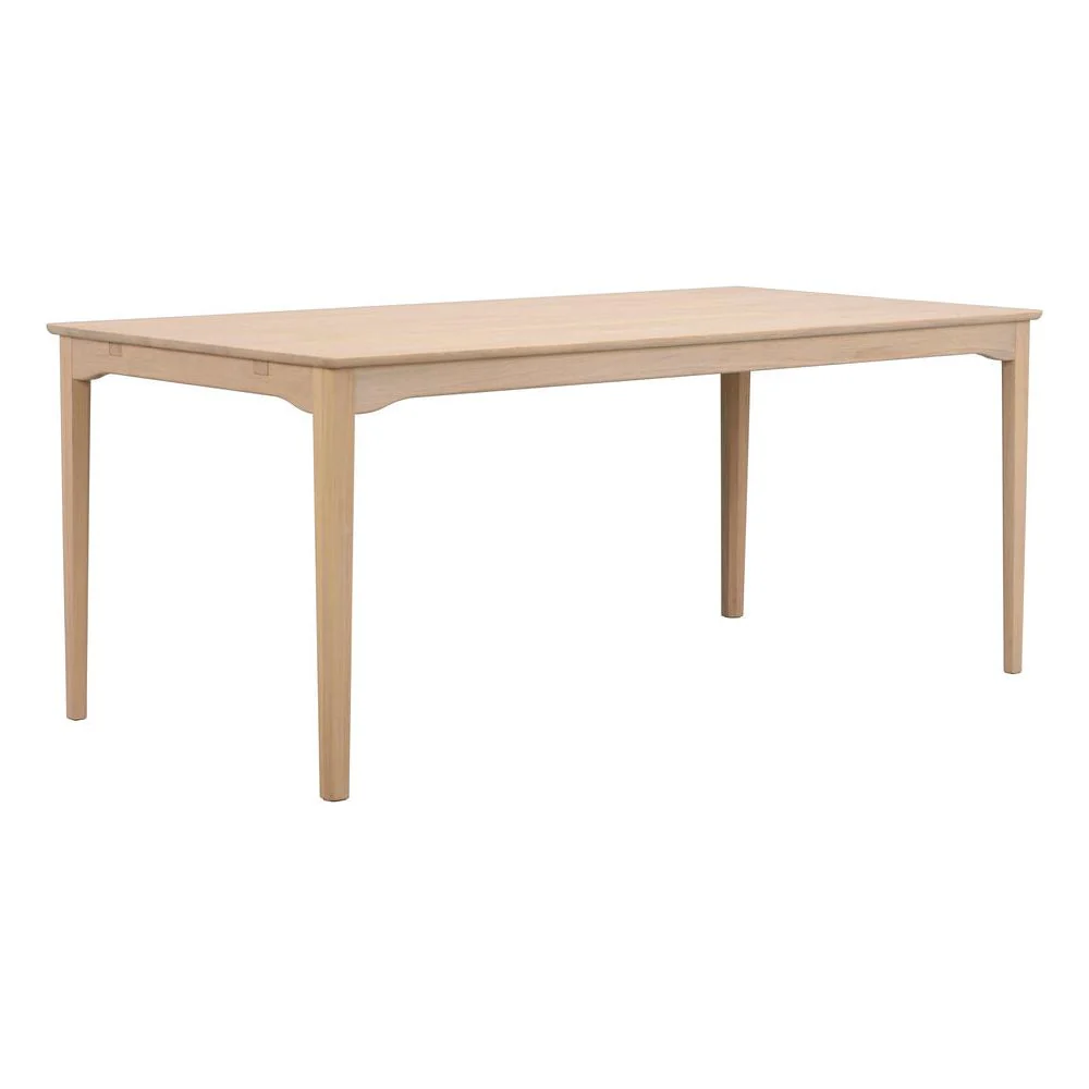 MARKHAM Esstisch Weiß gefärbt 180-270x90x75cm