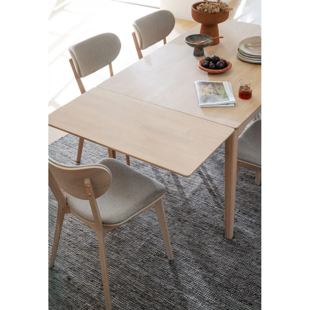 MARKHAM Esstisch Weiß pigmentiert 140-230x90x75cm - Image 4