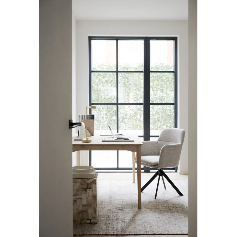 MARKHAM Esstisch Weiß pigmentiert 140-230x90x75cm - Image 8