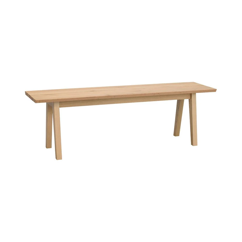 MELFORT Sitzbank 144 cm in gebürstetem Wild-Eichenfurnier