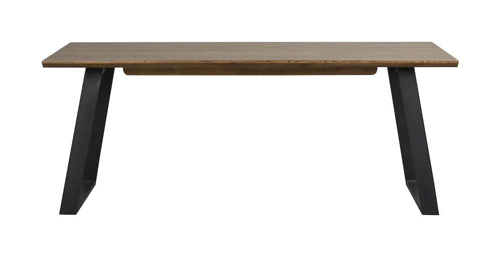 MELVILLE Esstisch Braun/Schwarz 210-310x95x75cm - Image 5