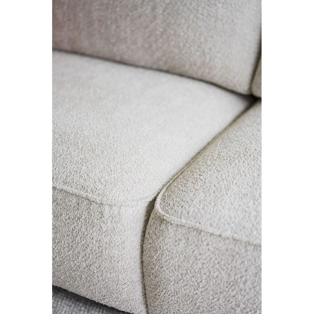 NORRIS 3-Sitzer-Sofa Hellbeige 226x102x80cm - Image 5