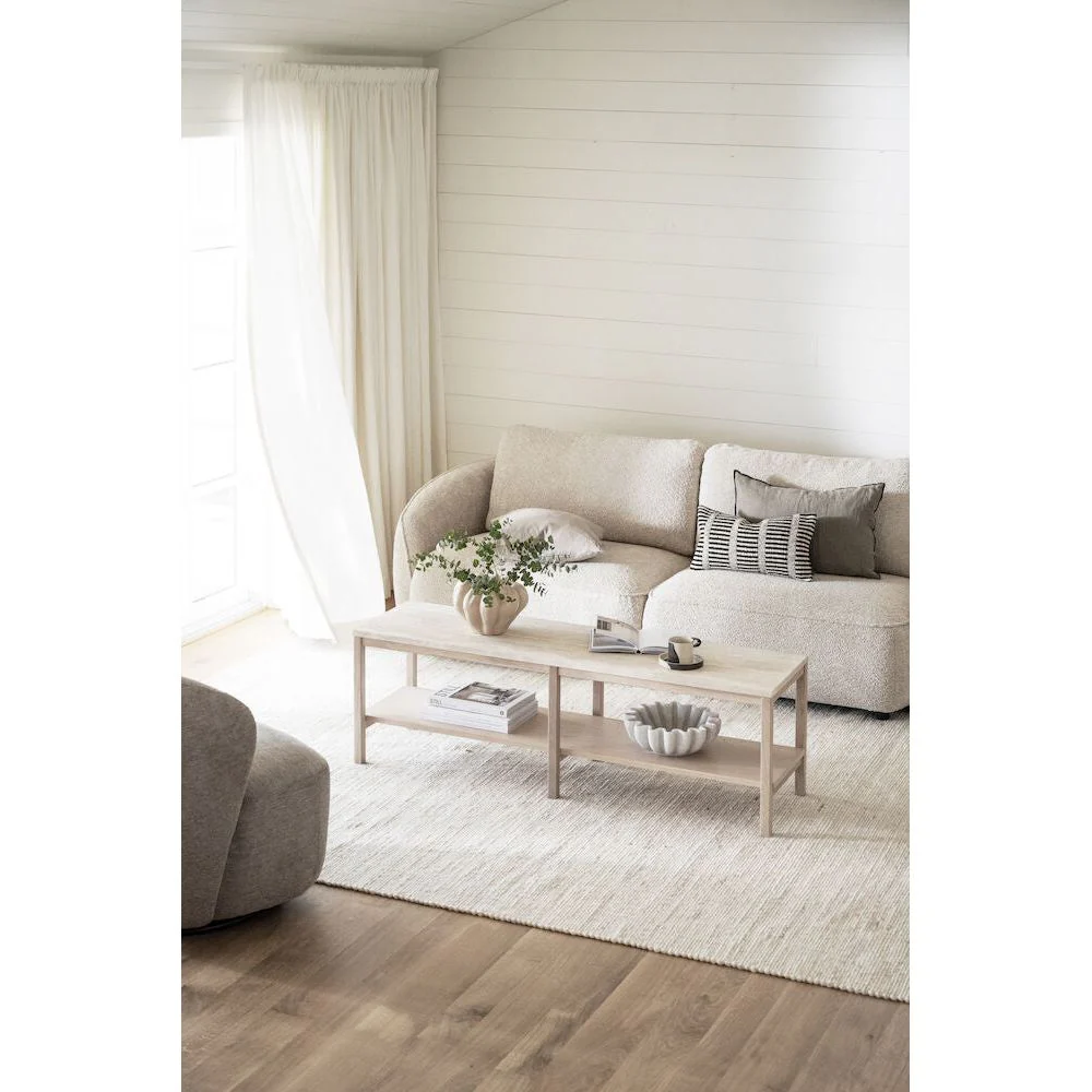 NORRIS 3-Sitzer-Sofa Hellbeige 226x102x80cm - Image 8
