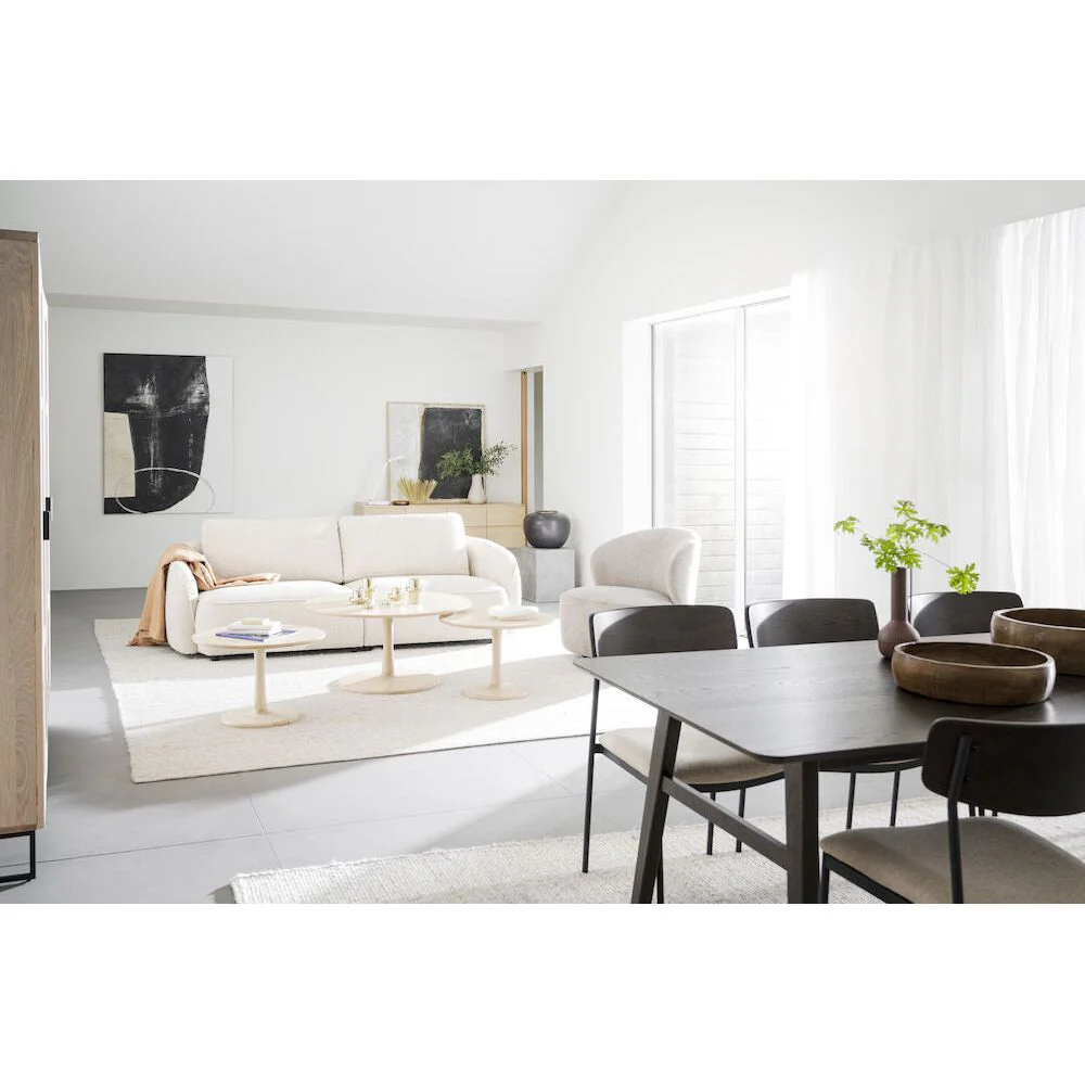 NORRIS 3-Sitzer-Sofa Hellbeige 226x102x80cm - Image 9