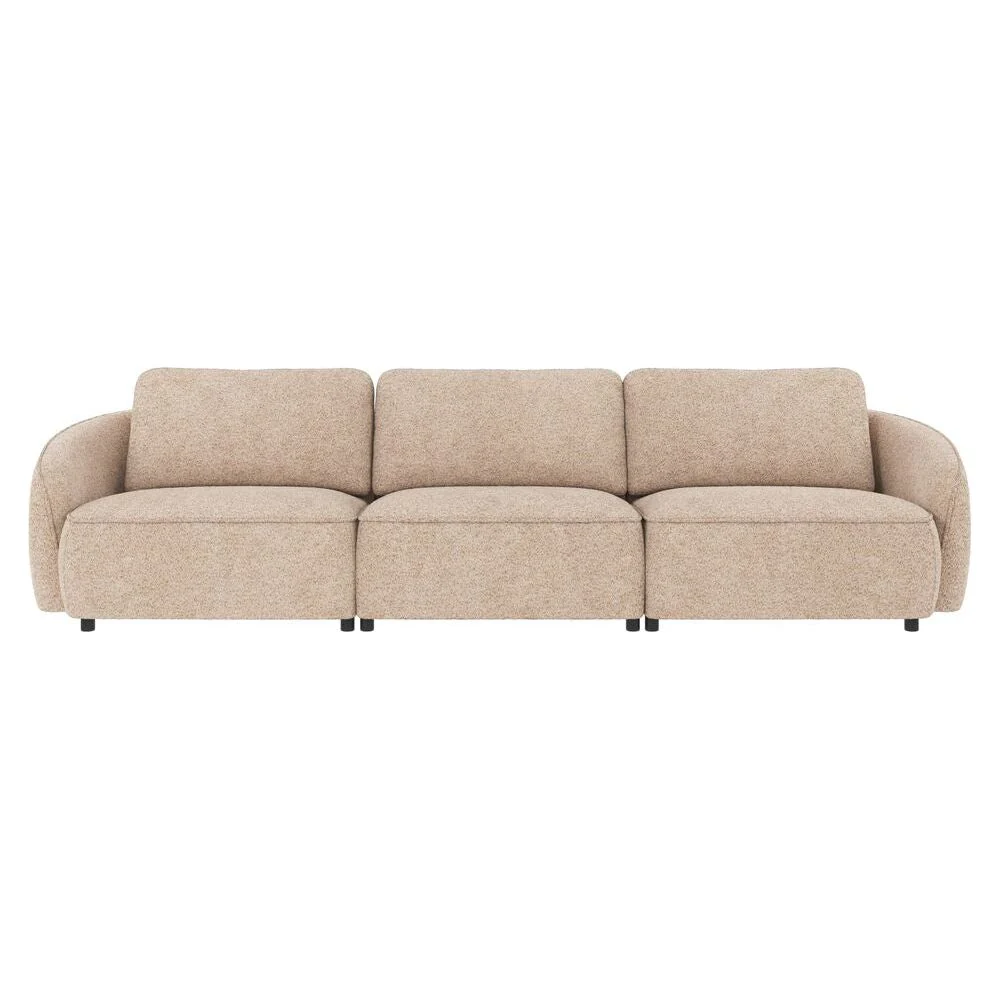 NORRIS 4-Sitzer Sofa Anna #2 hellbeige 319x102x80cm