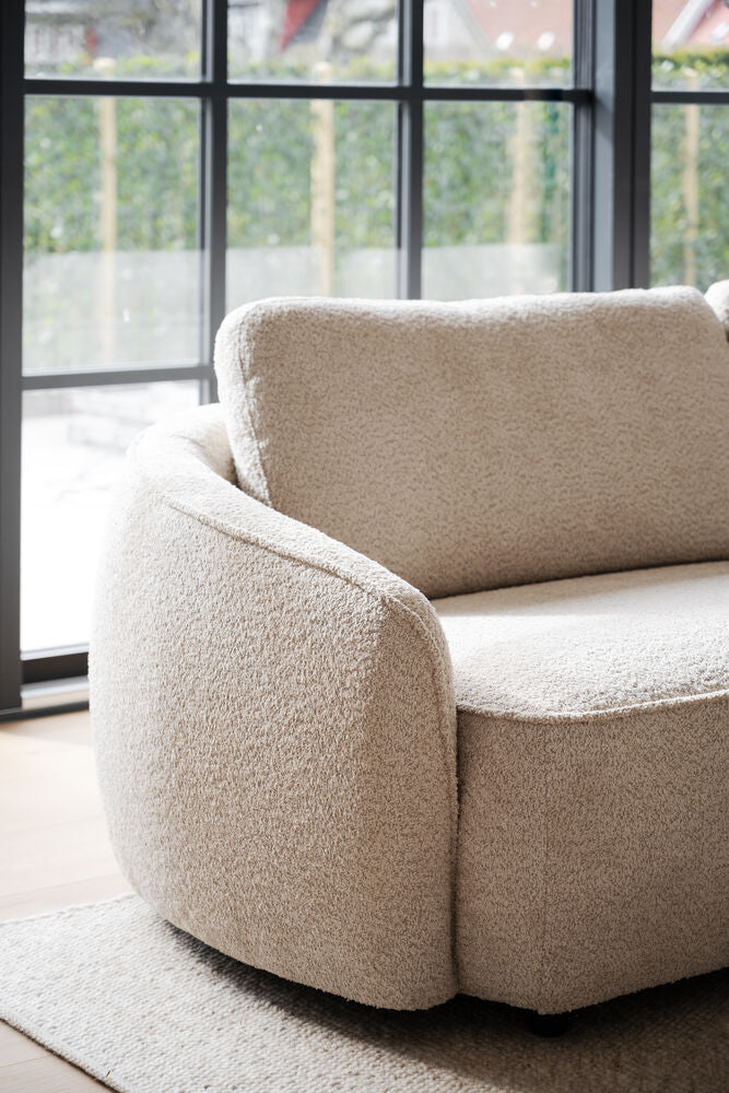 NORRIS 4-Sitzer Sofa Anna #2 hellbeige 319x102x80cm - Image 2