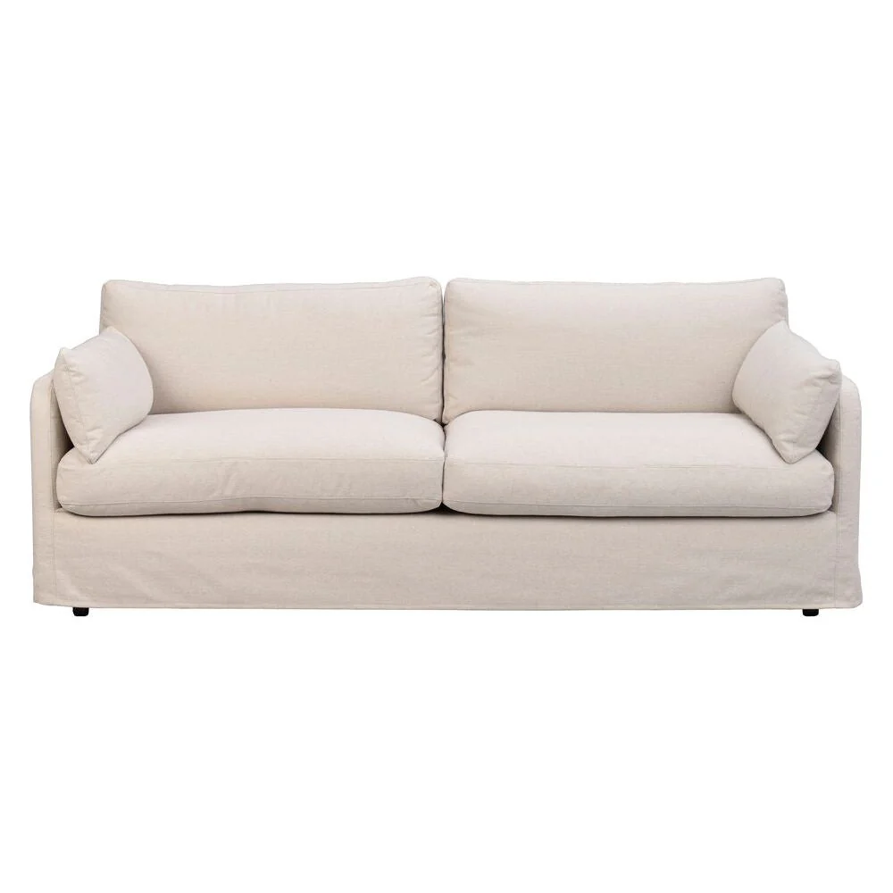 PEYTON 3-Sitzer Sofa Ursula #282 hellbeige 213x103x82cm
