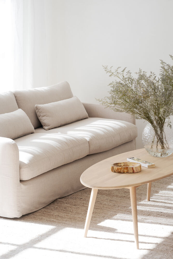 PEYTON 3-Sitzer Sofa Ursula #282 hellbeige 213x103x82cm - Image 12