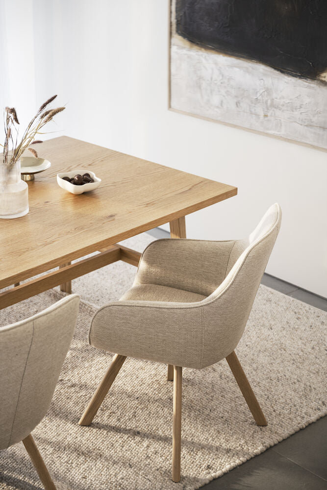 PLAINFIELD Esstisch Eiche 220-320x100x75cm - Image 3