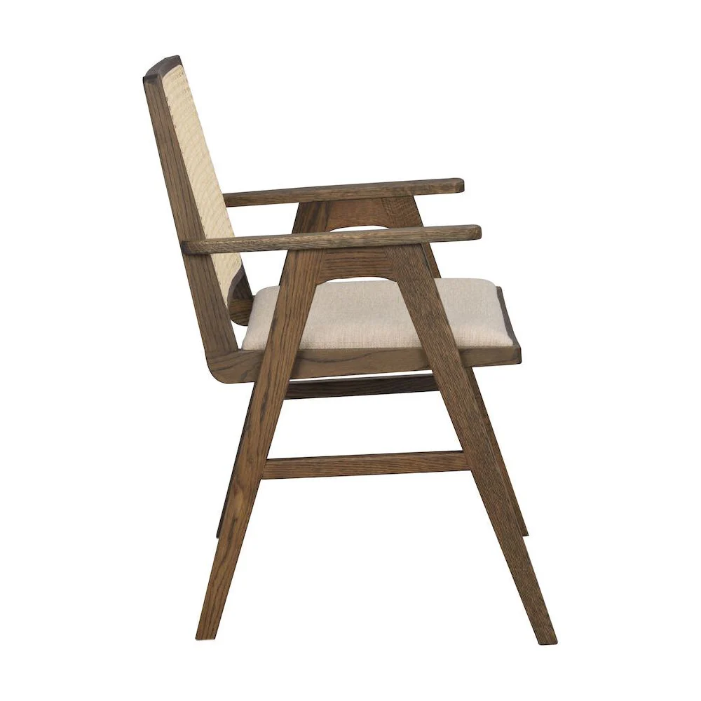 PRESTWICK Esszimmerstuhl Braun/Beige 60x63x88cm - Image 4