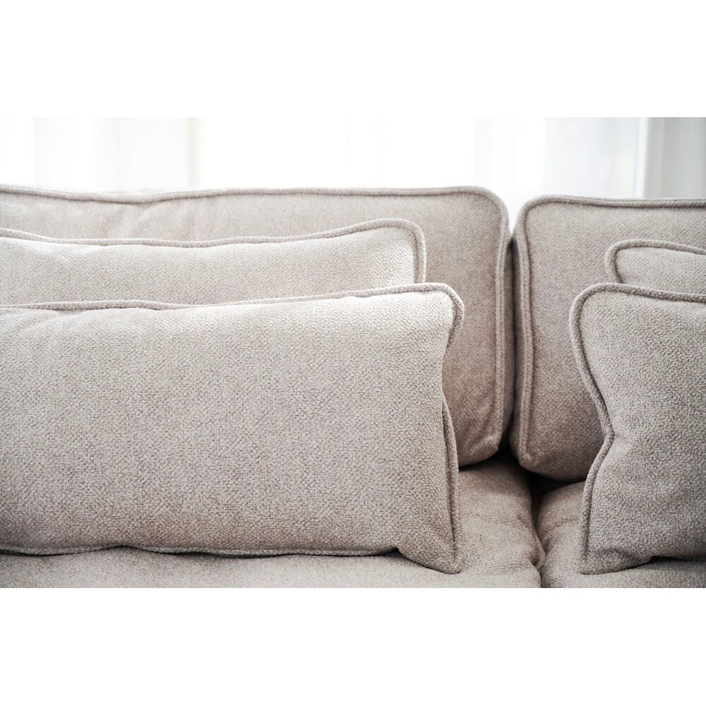 RAWLINS 3-Sitzer-Sofa Beige 259x116x85cm - Image 10