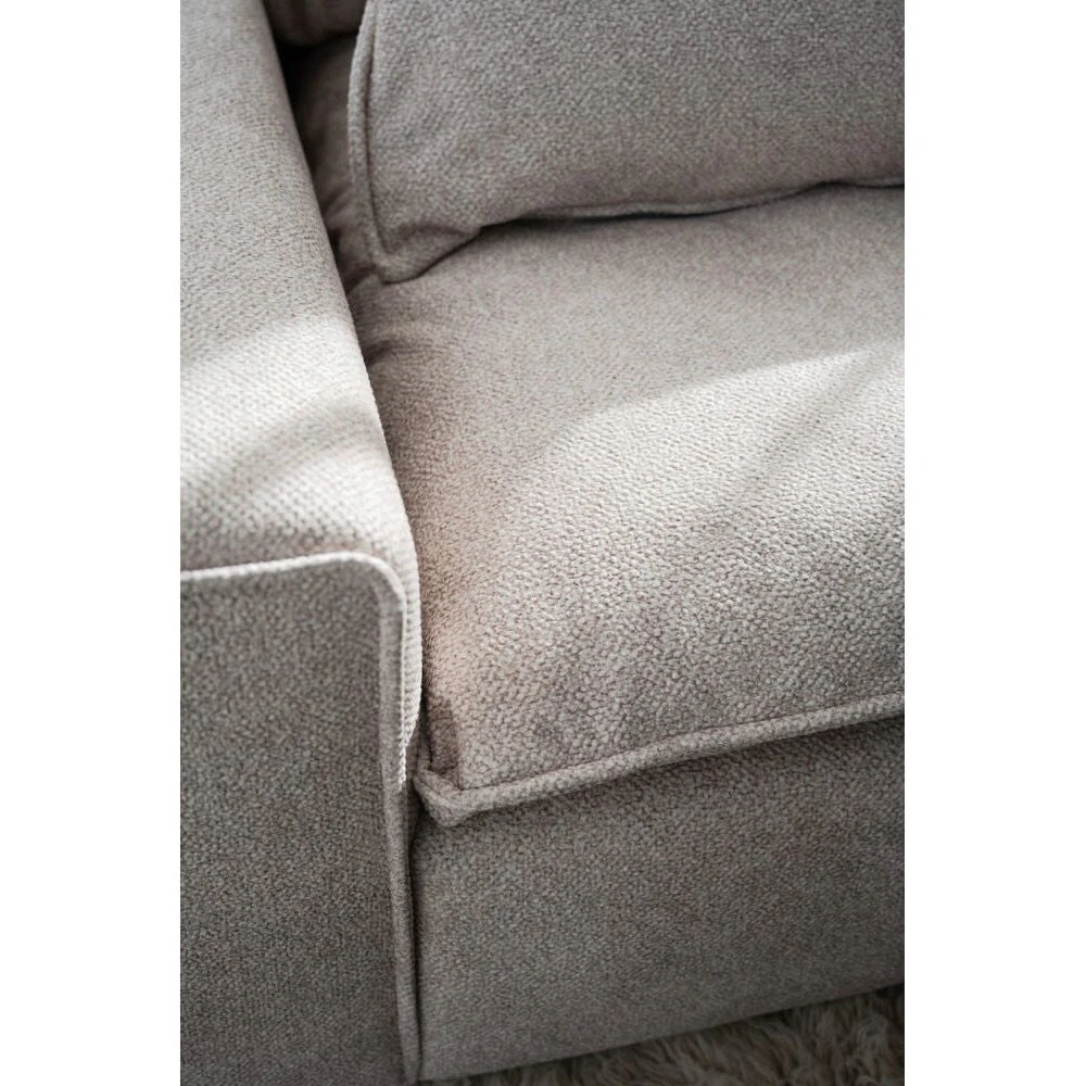 RAWLINS 3-Sitzer-Sofa Beige 259x116x85cm - Image 11