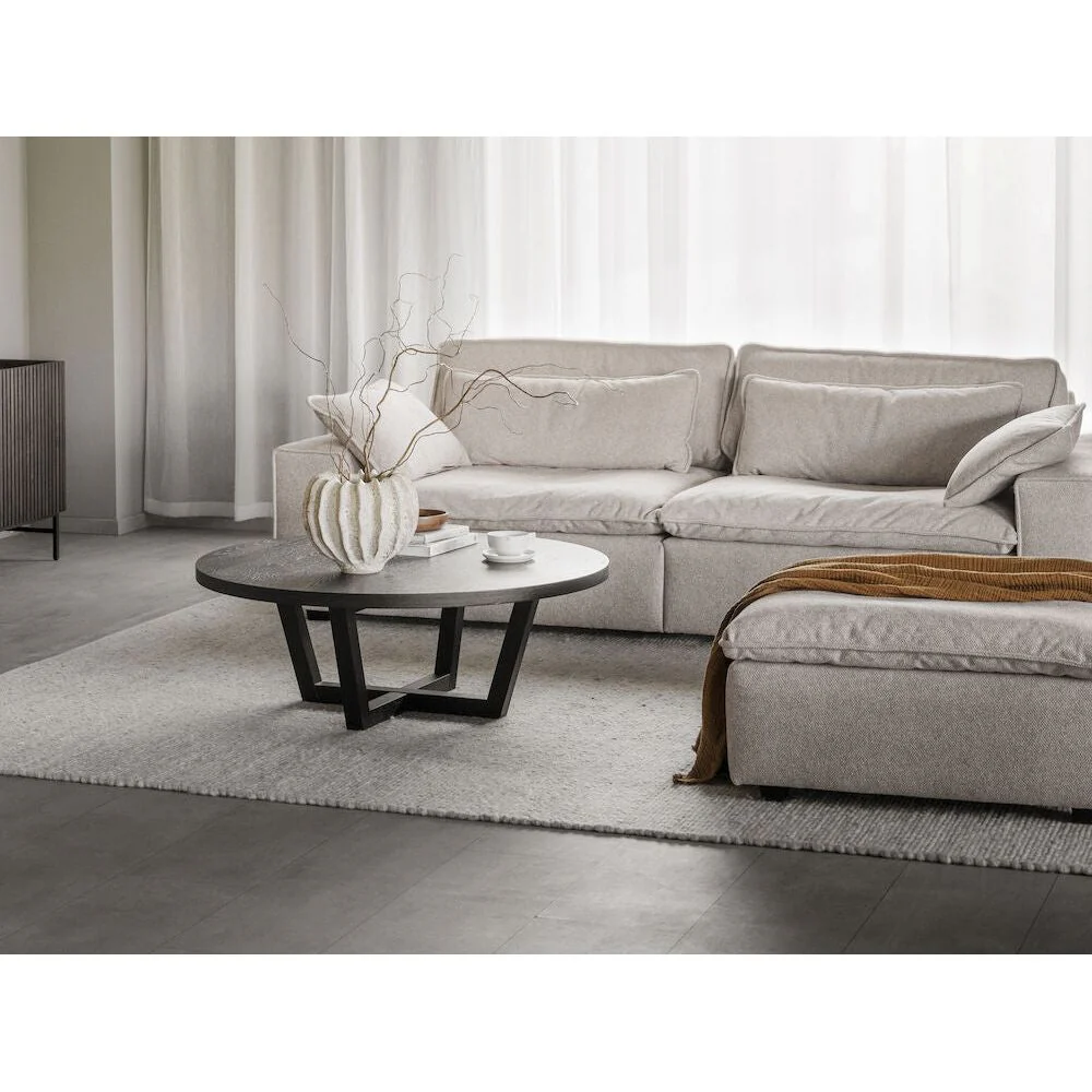 RAWLINS 3-Sitzer-Sofa Beige 259x116x85cm - Image 12