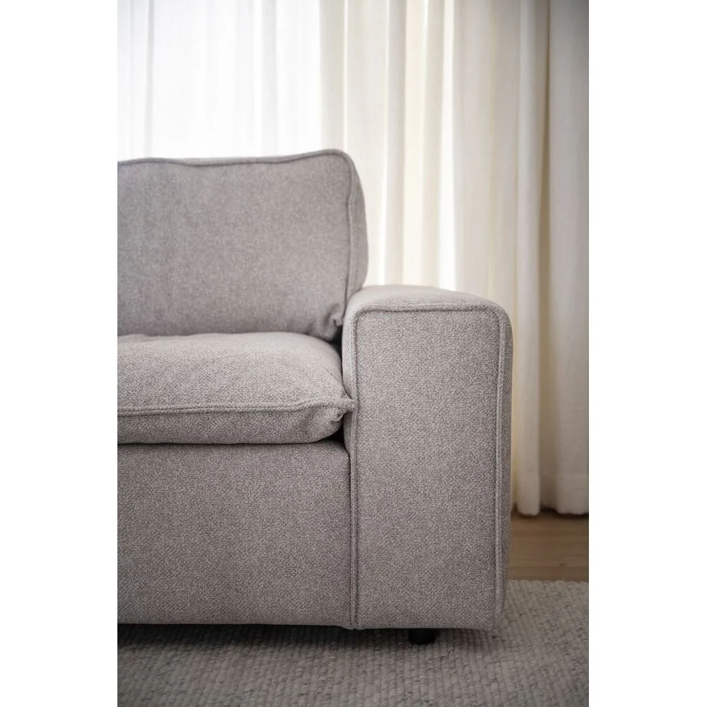 RAWLINS 3-Sitzer-Sofa Beige 259x116x85cm - Image 6