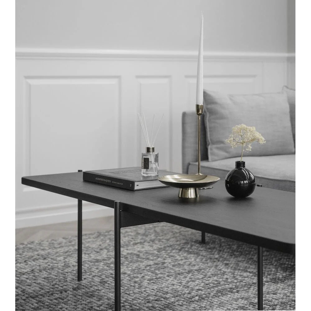 SHELTON Couchtisch Schwarz 145x60x45cm - Image 6