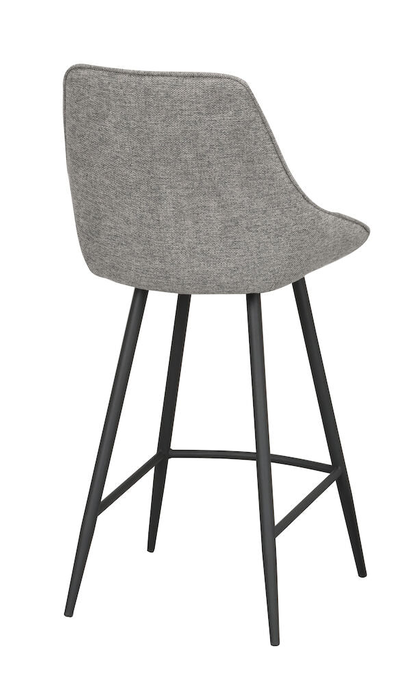 SIERRA Barhocker Grau/Schwarz 46x55x97cm - Image 7