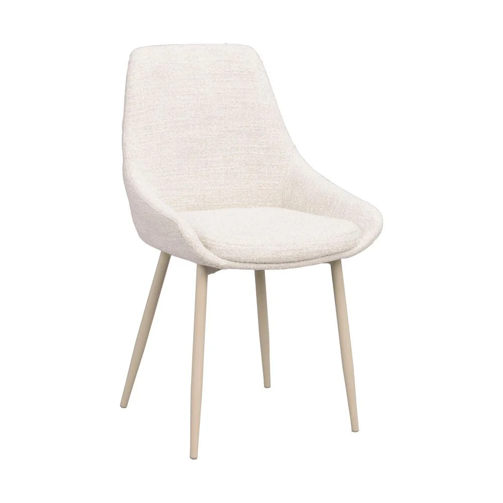 SIERRA Essstuhl Hellbeige/Beige 49x55x85cm