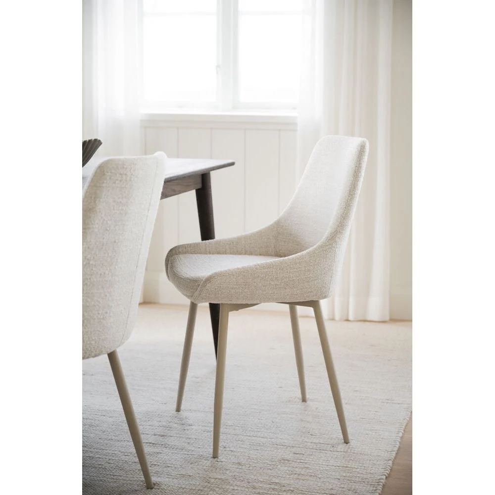 SIERRA Essstuhl Hellbeige/Beige 49x55x85cm - Image 2