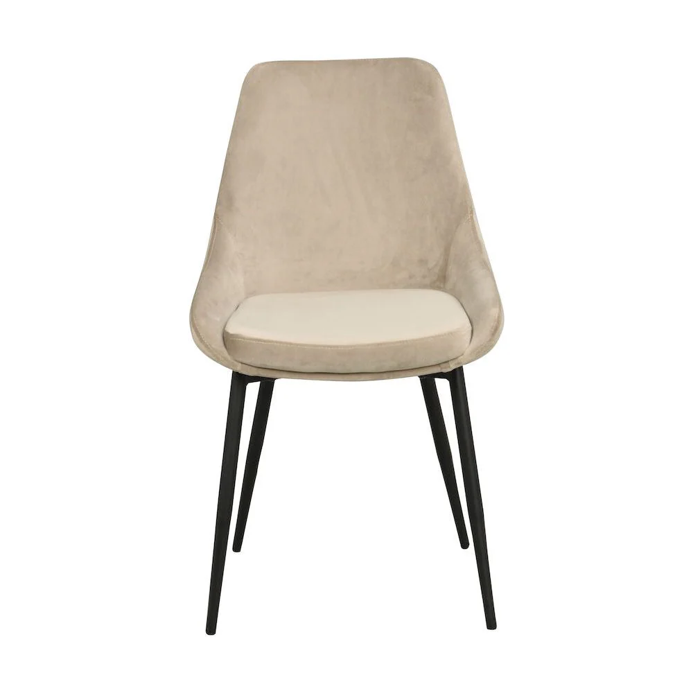 SIERRA Esszimmerstuhl Beige/schwarz 49x55x85cm - Image 3