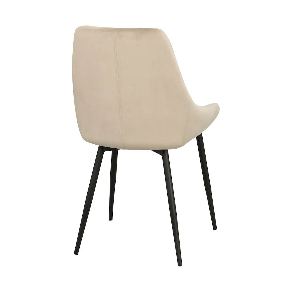 SIERRA Esszimmerstuhl Beige/schwarz 49x55x85cm - Image 5