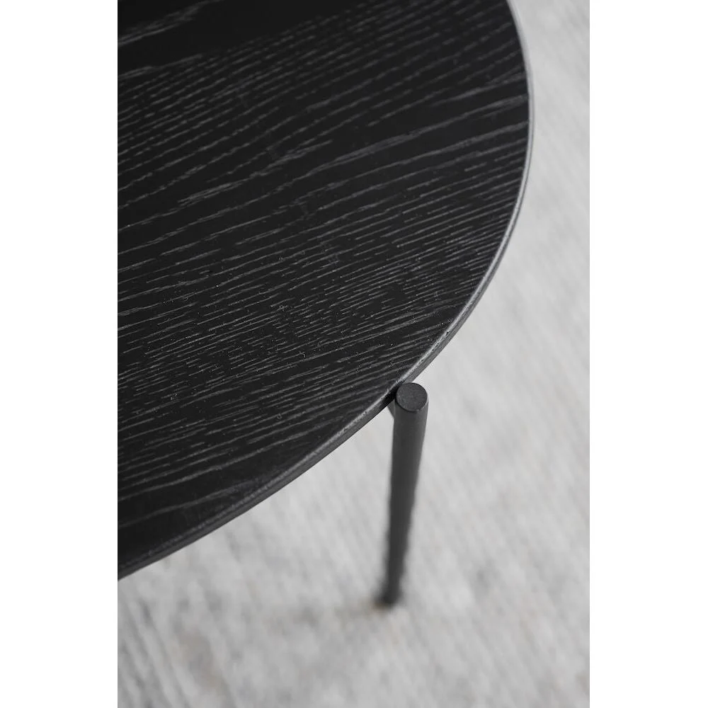 SKYE Couchtisch Schwarz 80x40x45cm - Image 6