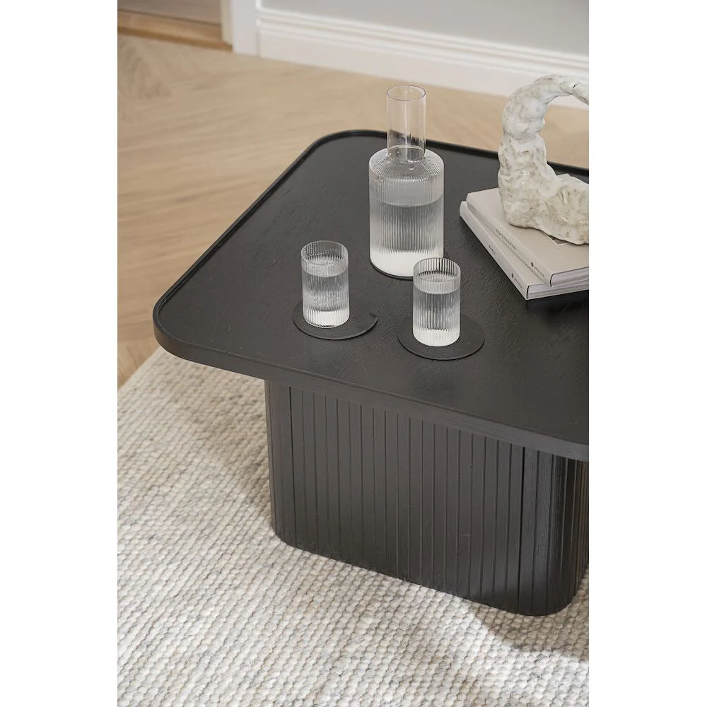 SULLIVAN Couchtisch Schwarz 60x60x37cm - Image 2