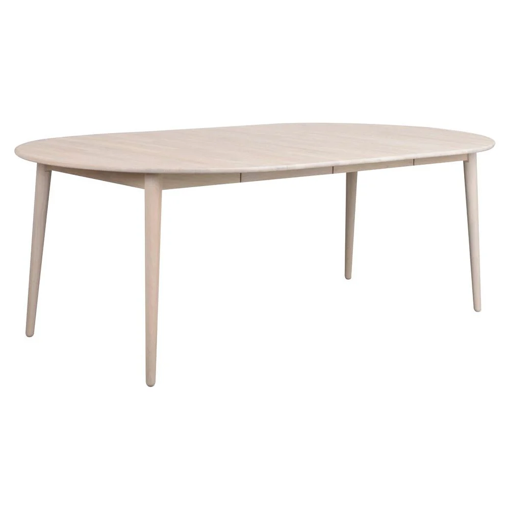 TYLER Esstisch Weiß pigmentiert 120-210x120x74cm - Image 3