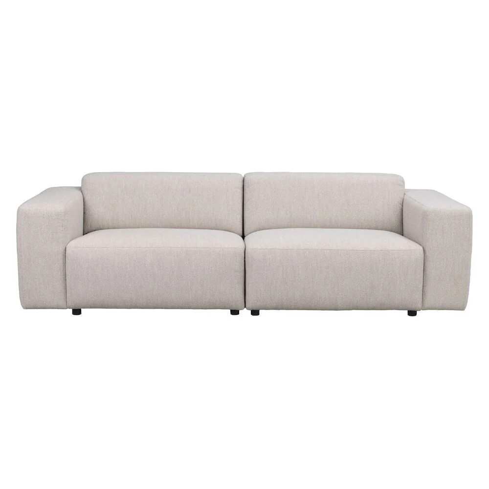 WILLARD Modulares Sofa Hellbeige 236x98x70cm