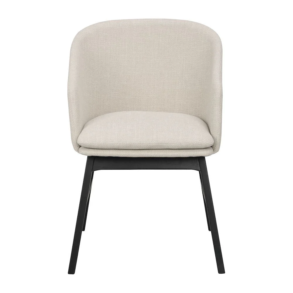 WINDHAM Esszimmerstuhl Beige/schwarz 57x62x80cm - Image 3