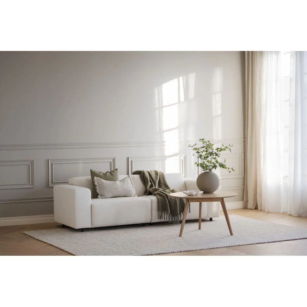 YUMI Couchtisch Eiche 90x90x53cm - Image 4