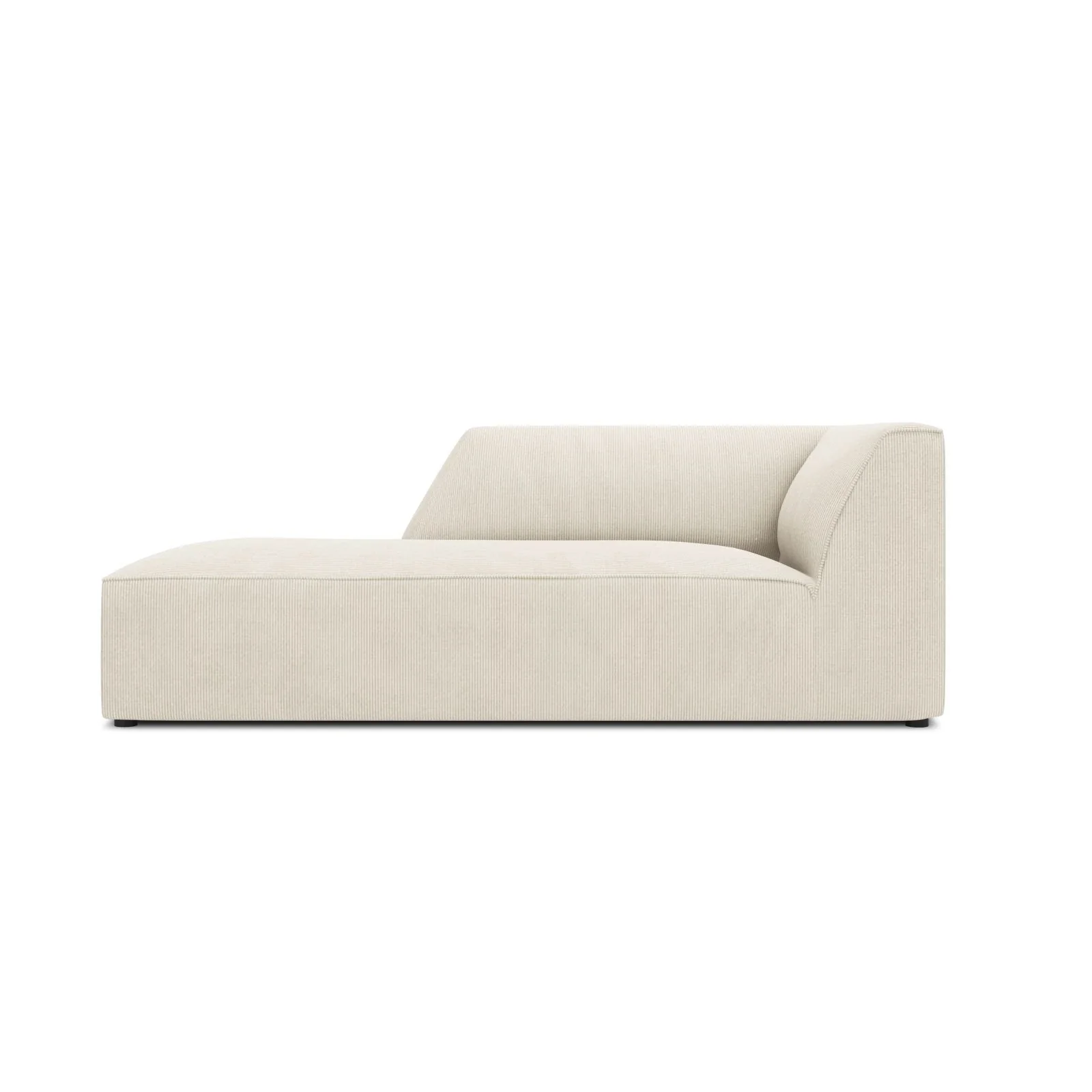 Ruby 2-Sitzer Sofa Chaiselongue Links, mit Bezug in Samt, Cord oder Strukturstoff, 180x93 cm