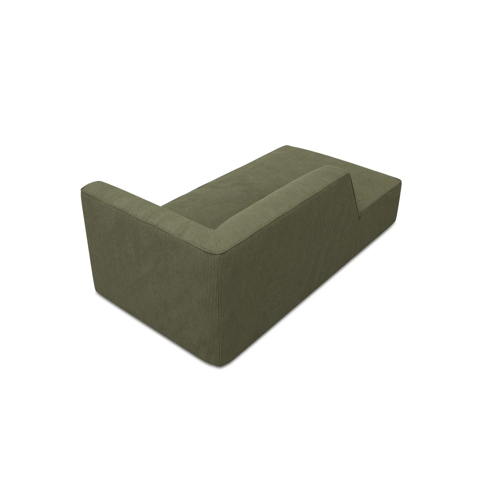 Ruby 2-Sitzer Sofa Chaiselongue Links, mit Bezug in Samt, Cord oder Strukturstoff, 180x93 cm - Image 10