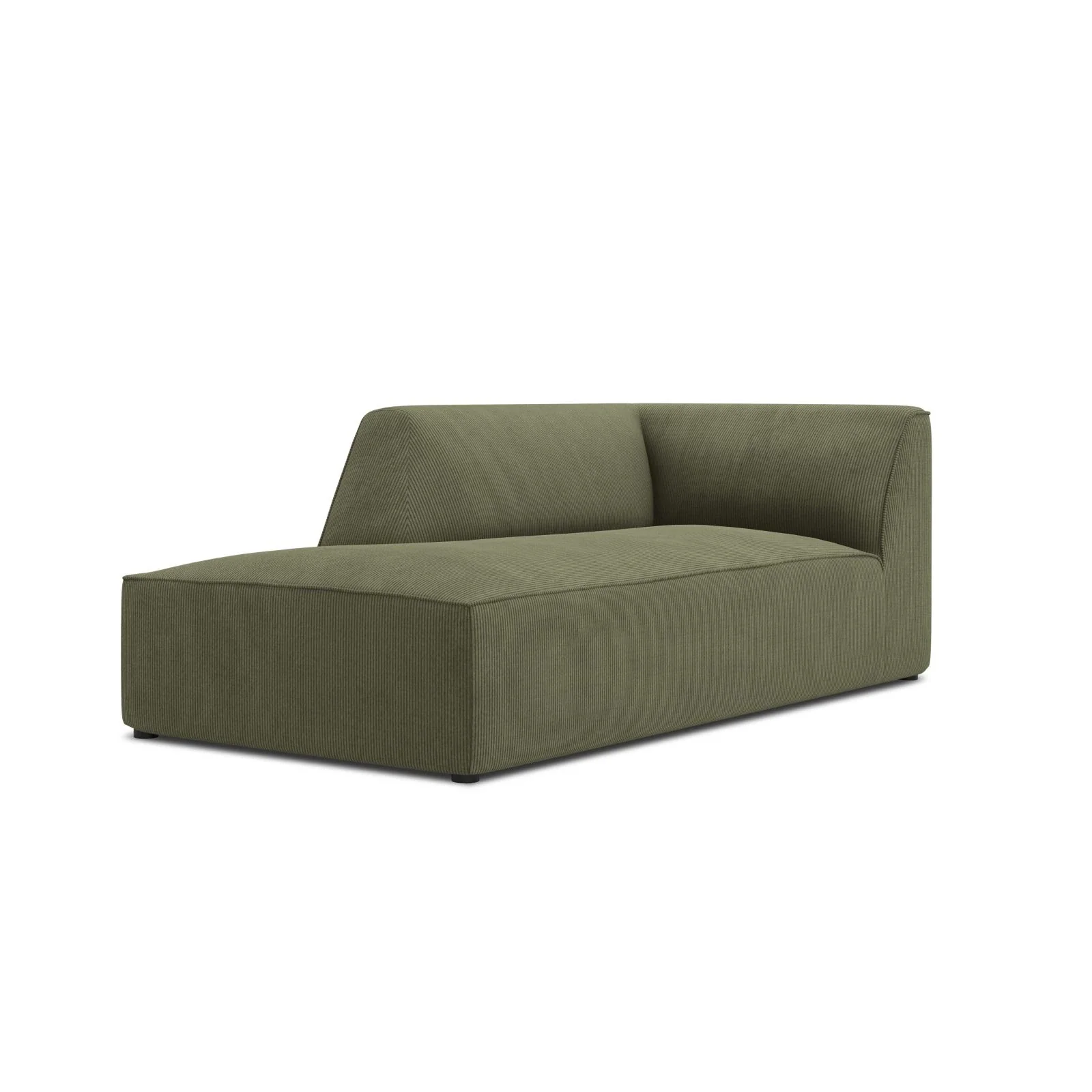 Ruby 2-Sitzer Sofa Chaiselongue Links, mit Bezug in Samt, Cord oder Strukturstoff, 180x93 cm - Image 9