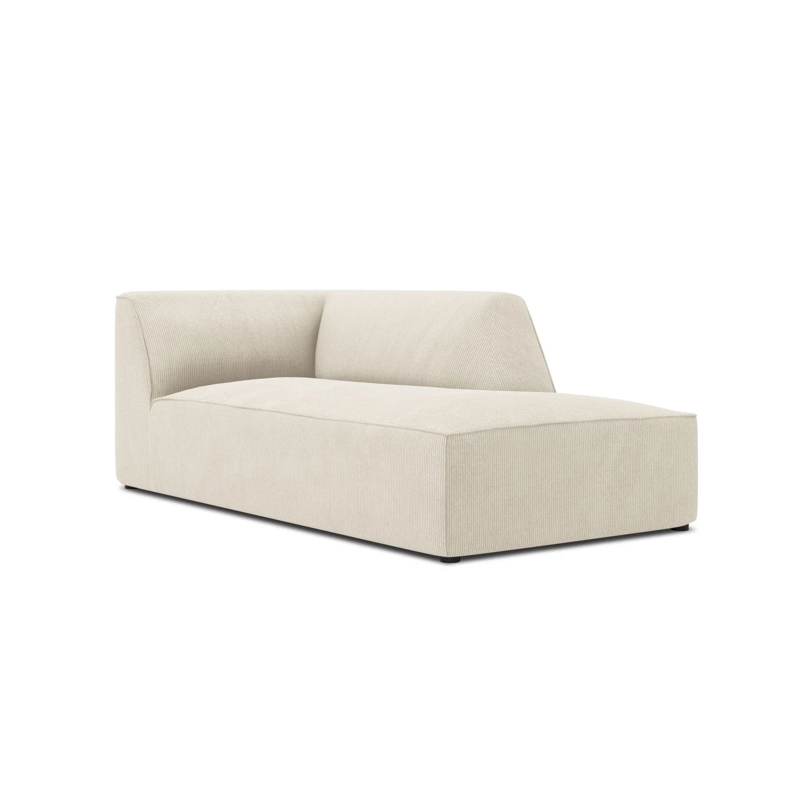 Ruby 2-Sitzer Sofa Chaiselongue Rechts, mit Bezug in Samt, Cord oder Strukturstoff, 180x93 cm - Image 3