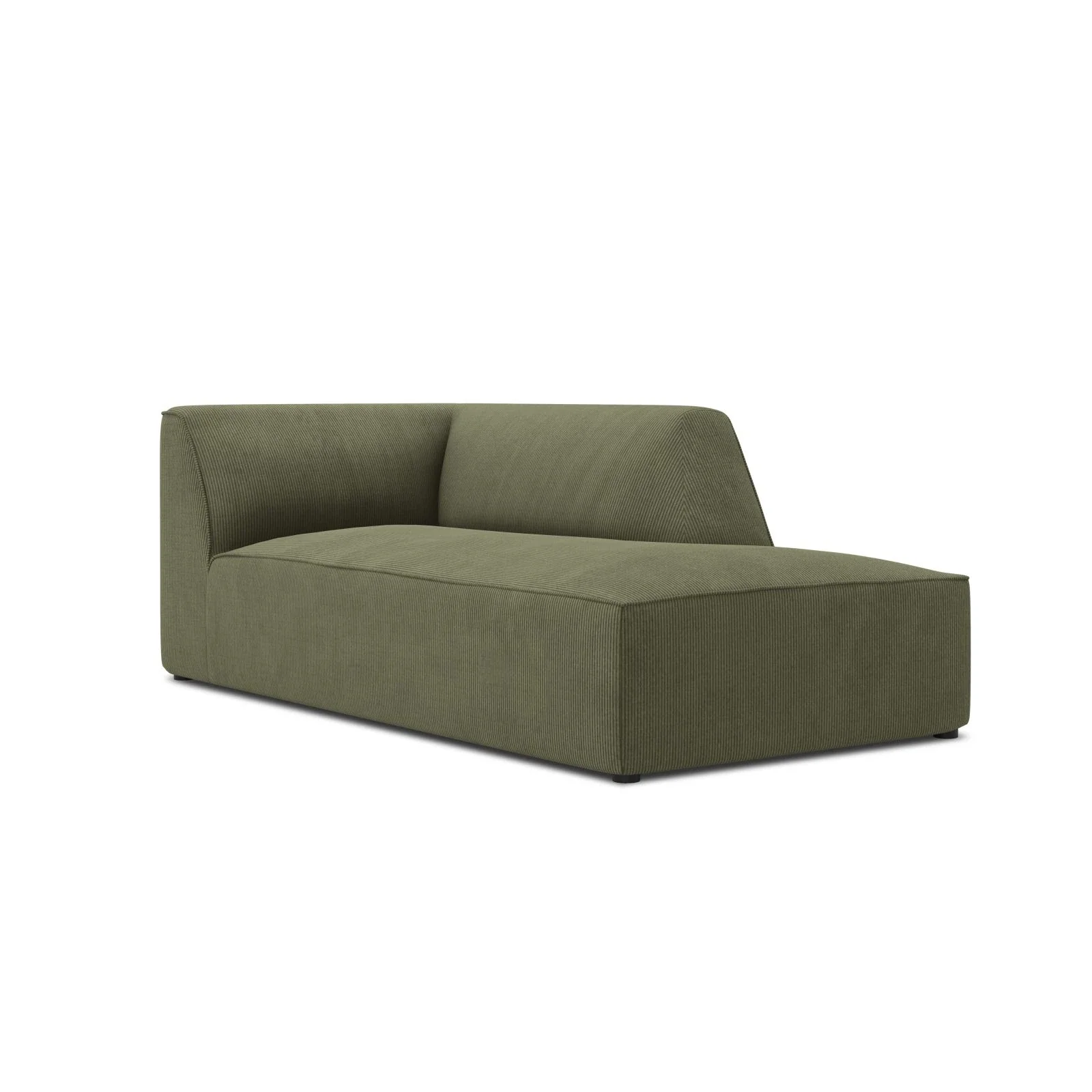 Ruby 2-Sitzer Sofa Chaiselongue Rechts, mit Bezug in Samt, Cord oder Strukturstoff, 180x93 cm - Image 9