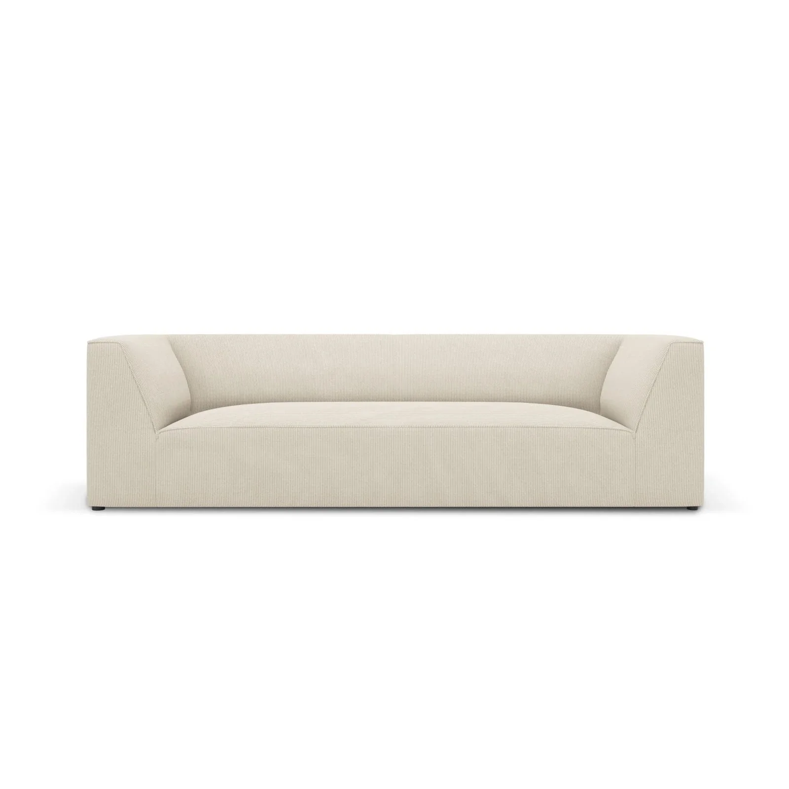 Ruby 3-Sitzer Sofa mit Bezug aus Samt, Cord oder Strukturstoff, 232x93 cm