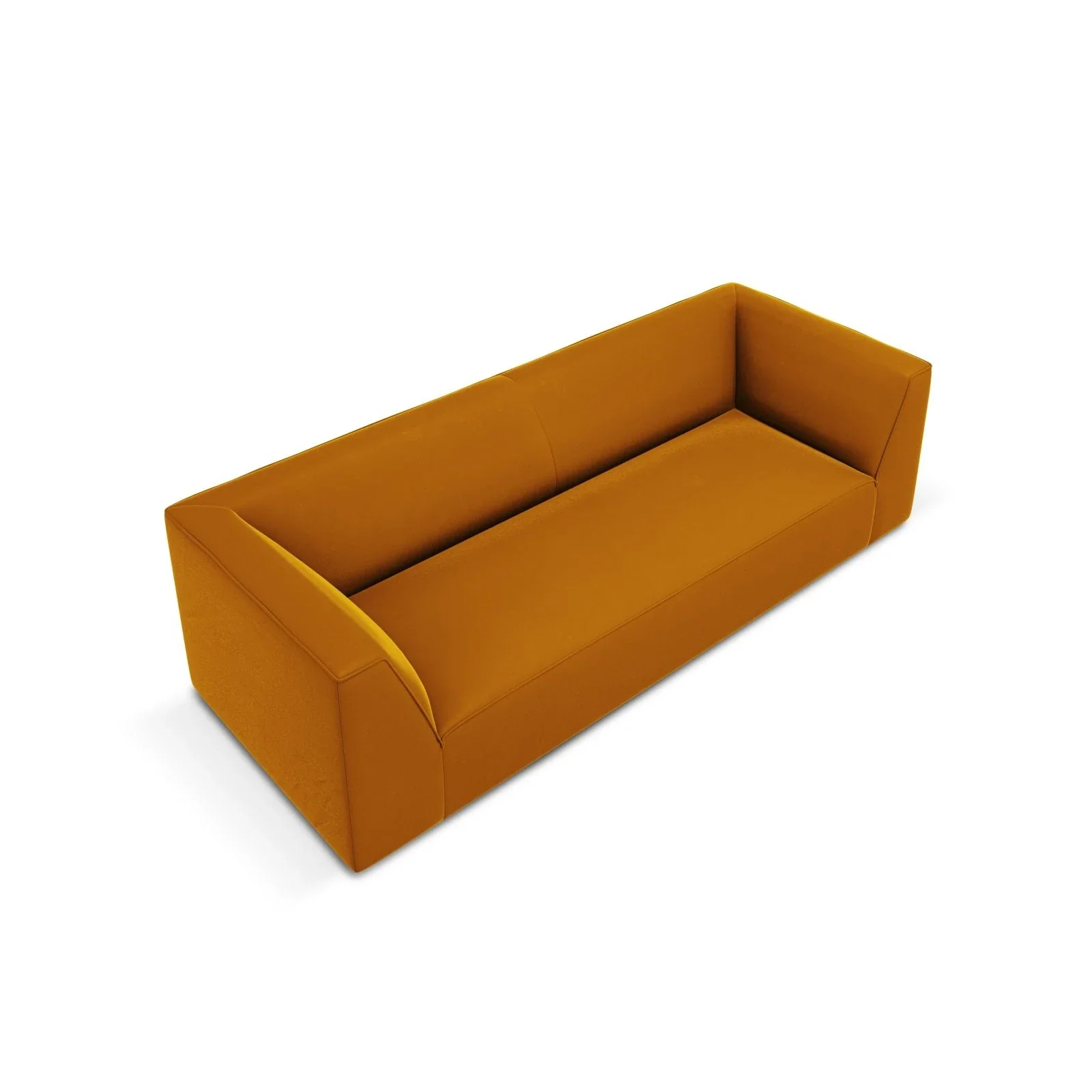 Ruby 3-Sitzer Sofa mit Bezug aus Samt, Cord oder Strukturstoff, 232x93 cm - Image 112