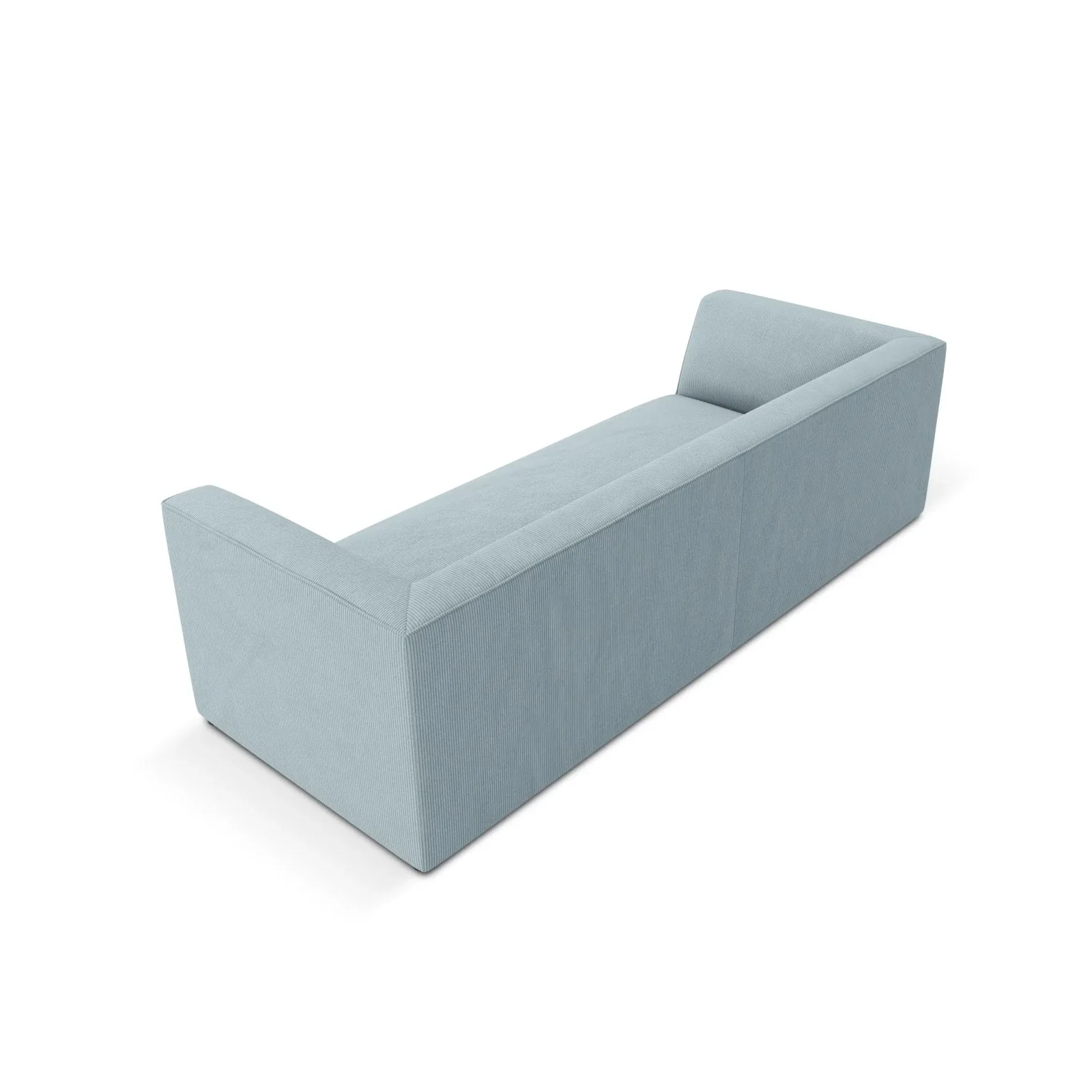 Ruby 3-Sitzer Sofa mit Bezug aus Samt, Cord oder Strukturstoff, 232x93 cm - Image 18