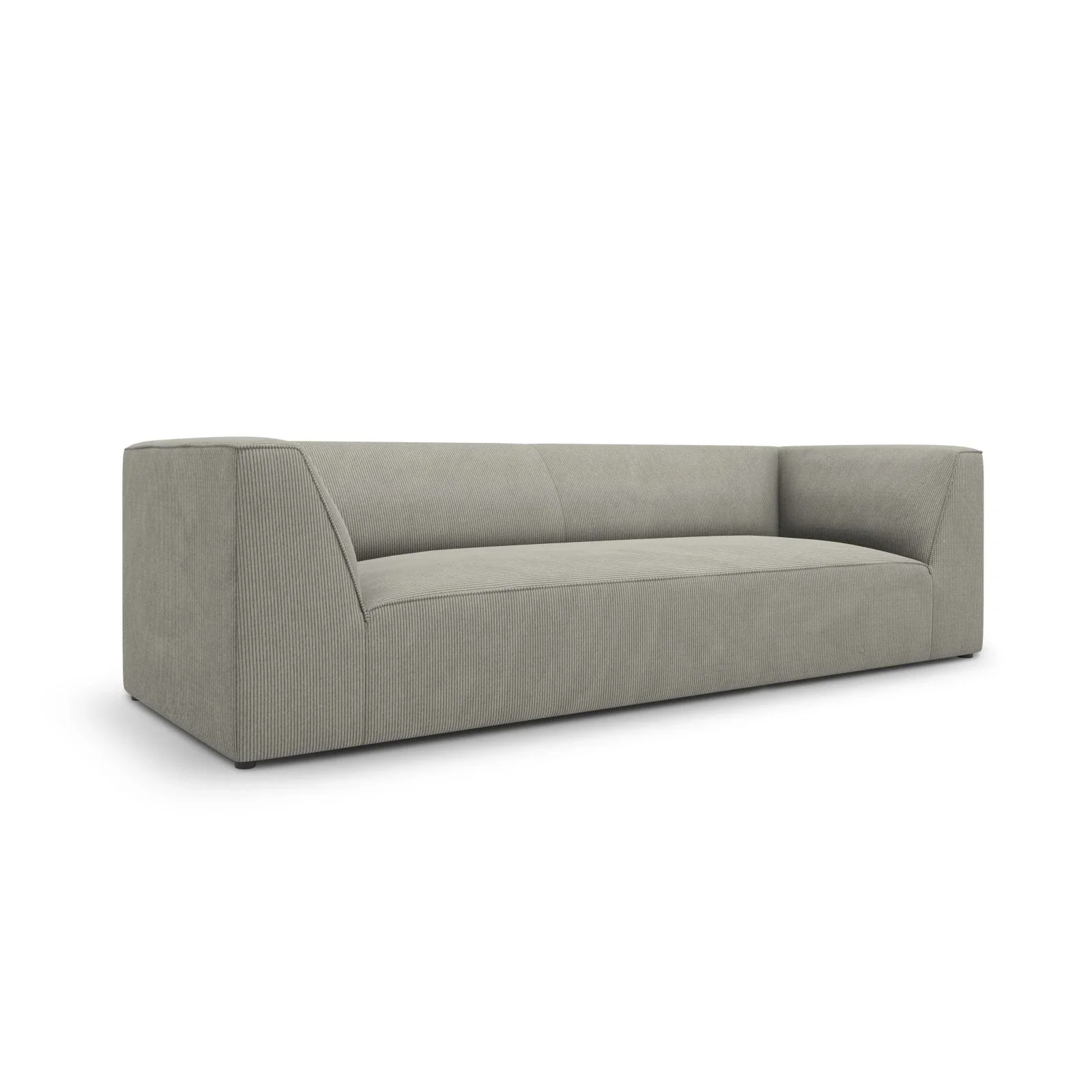 Ruby 3-Sitzer Sofa mit Bezug aus Samt, Cord oder Strukturstoff, 232x93 cm - Image 27