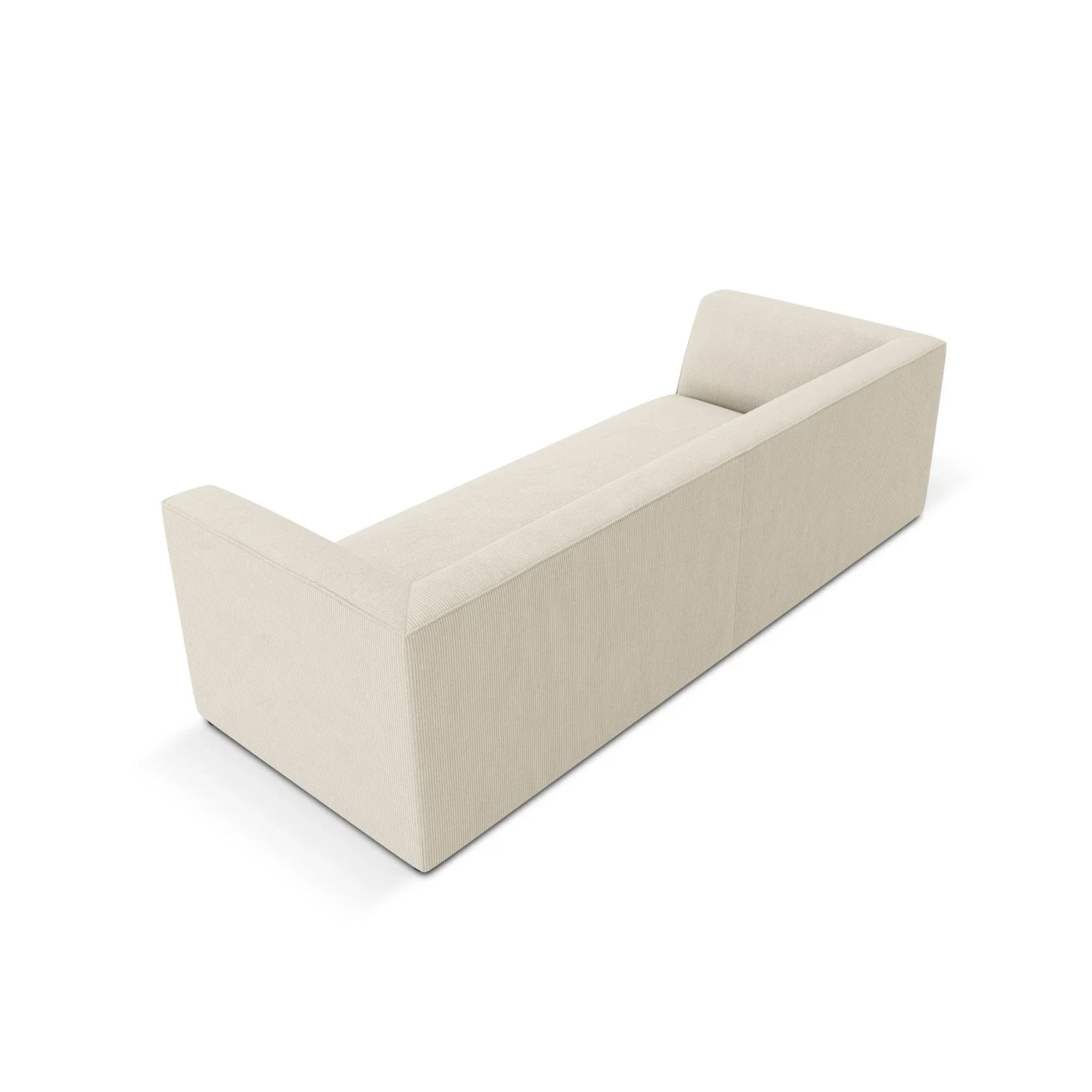 Ruby 3-Sitzer Sofa mit Bezug aus Samt, Cord oder Strukturstoff, 232x93 cm - Image 3