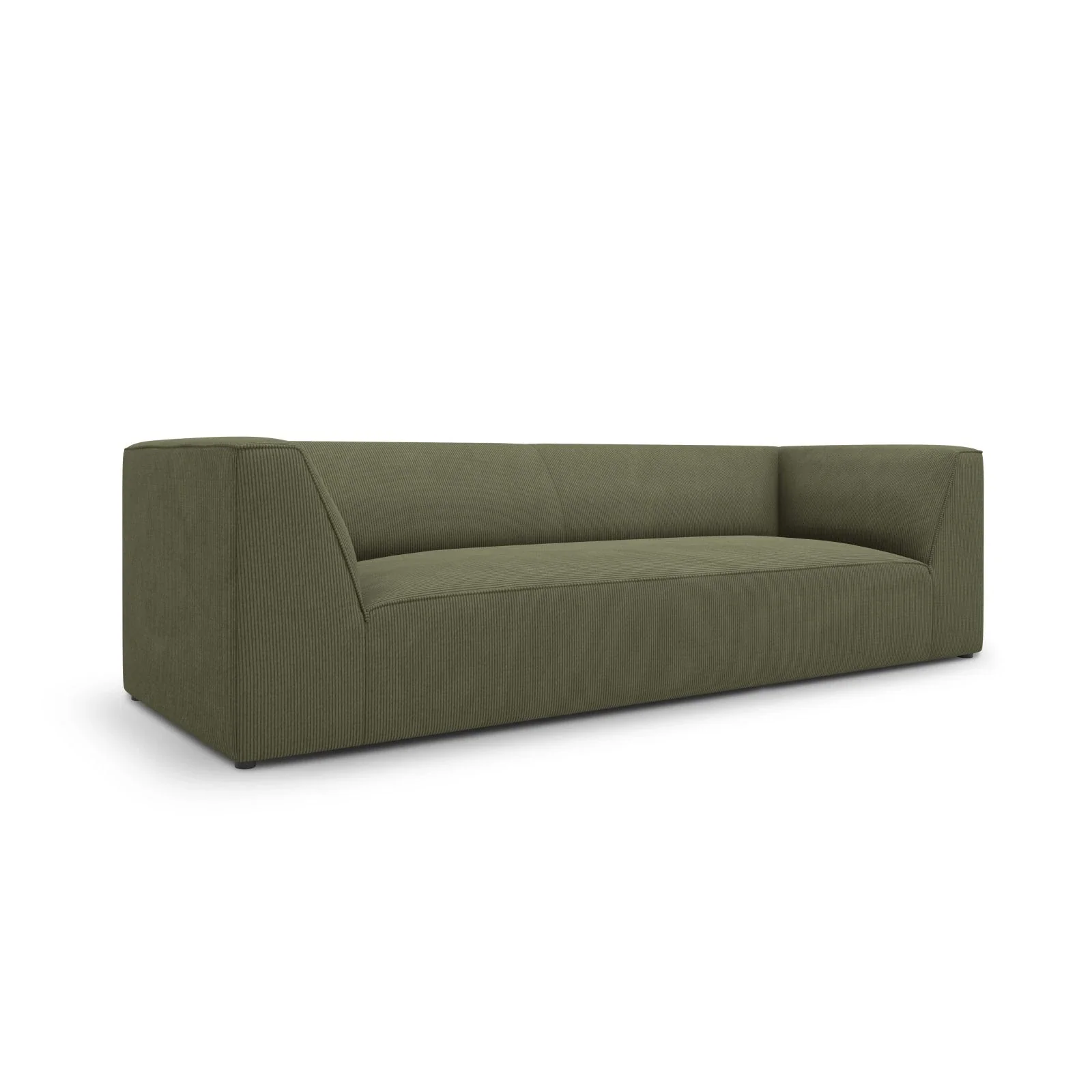 Ruby 3-Sitzer Sofa mit Bezug aus Samt, Cord oder Strukturstoff, 232x93 cm - Image 7