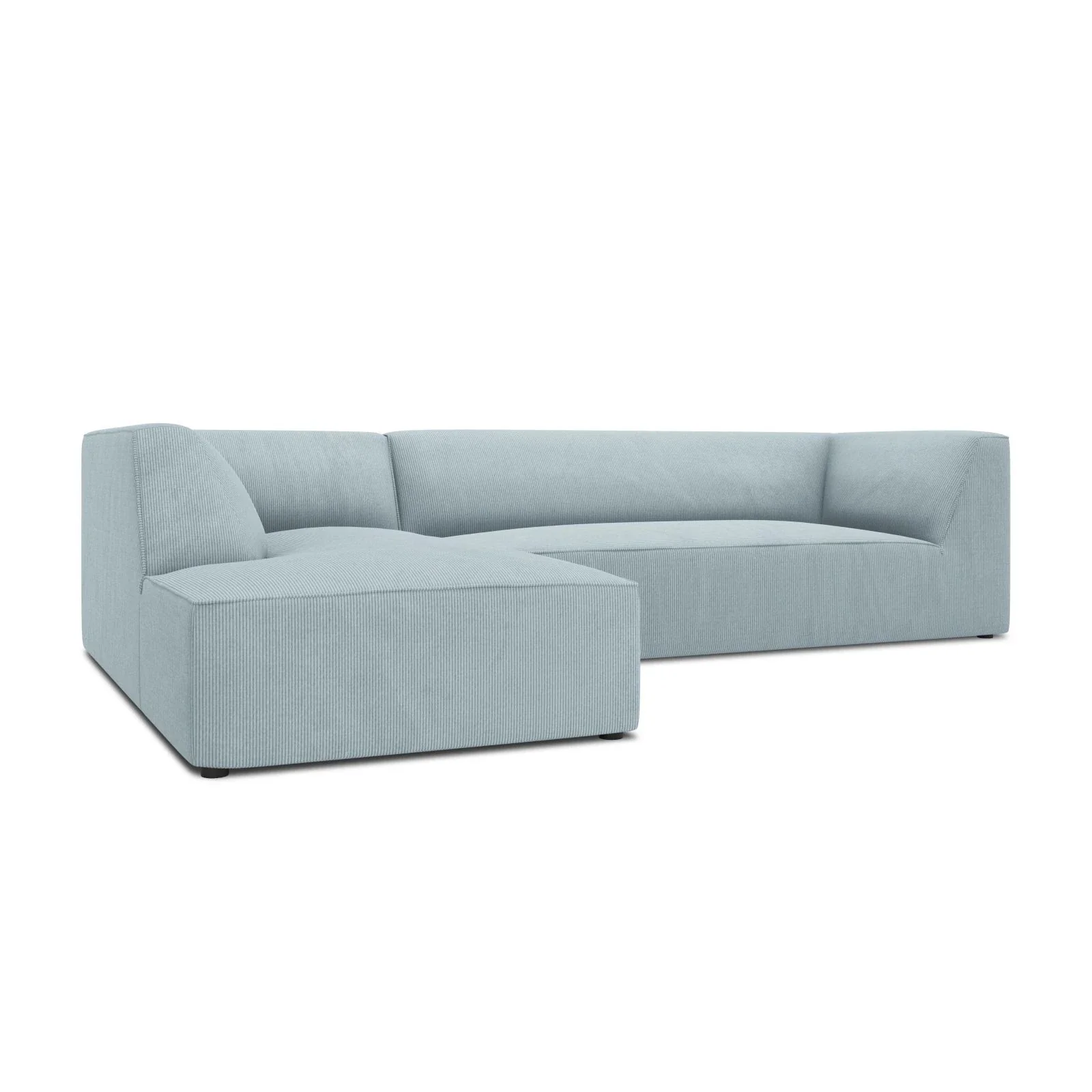 Ruby 4-Sitzer Ecksofa Links, mit Bezug aus Samt, Cord oder Strukturstoff, 273x180 cm - Image 29