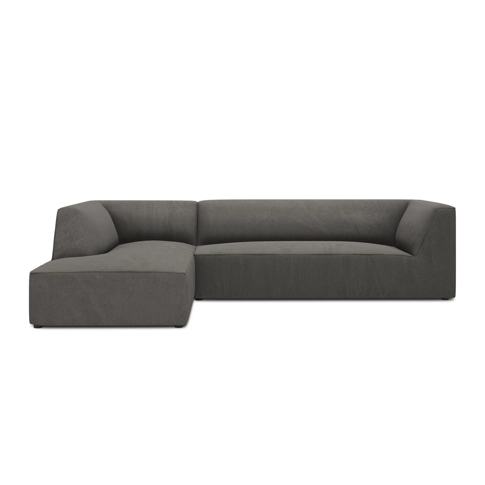 Ruby 4-Sitzer Ecksofa Links, mit Bezug aus Samt, Cord oder Strukturstoff, 273x180 cm - Image 49