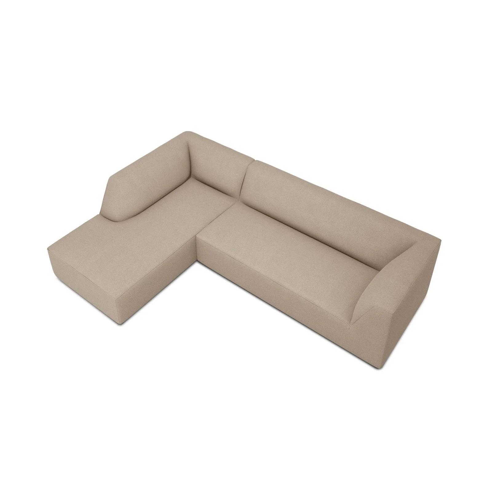 Ruby 4-Sitzer Ecksofa Links, mit Bezug aus Samt, Cord oder Strukturstoff, 273x180 cm - Image 73
