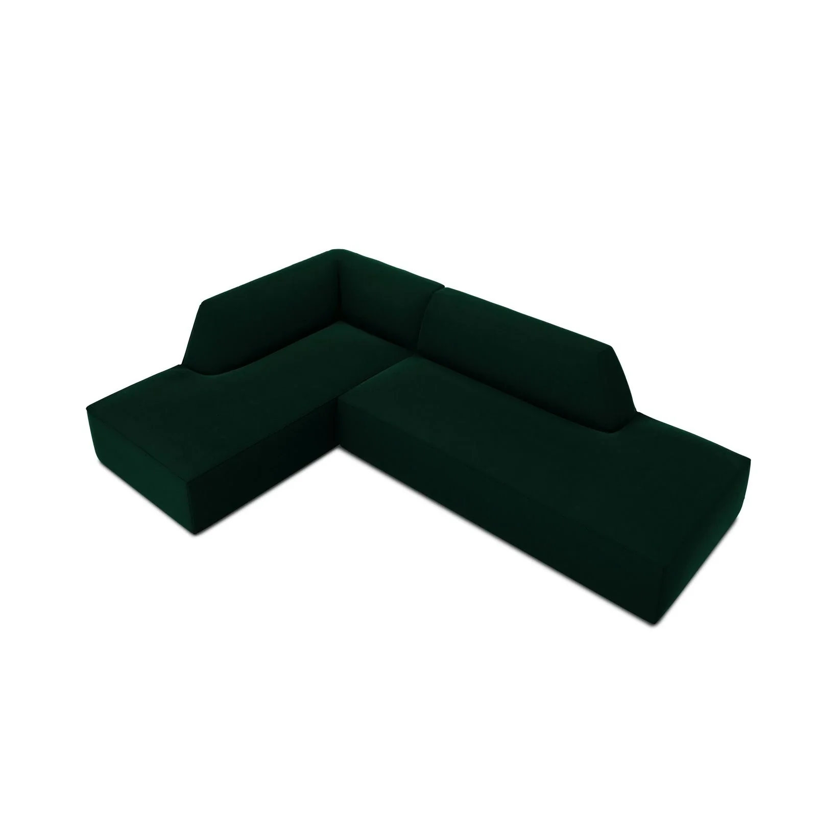 Ruby 4-Sitzer Ecksofa offen, Links, mit Bezug aus Samt, Cord oder Strukturstoff, 273x180 cm - Image 127