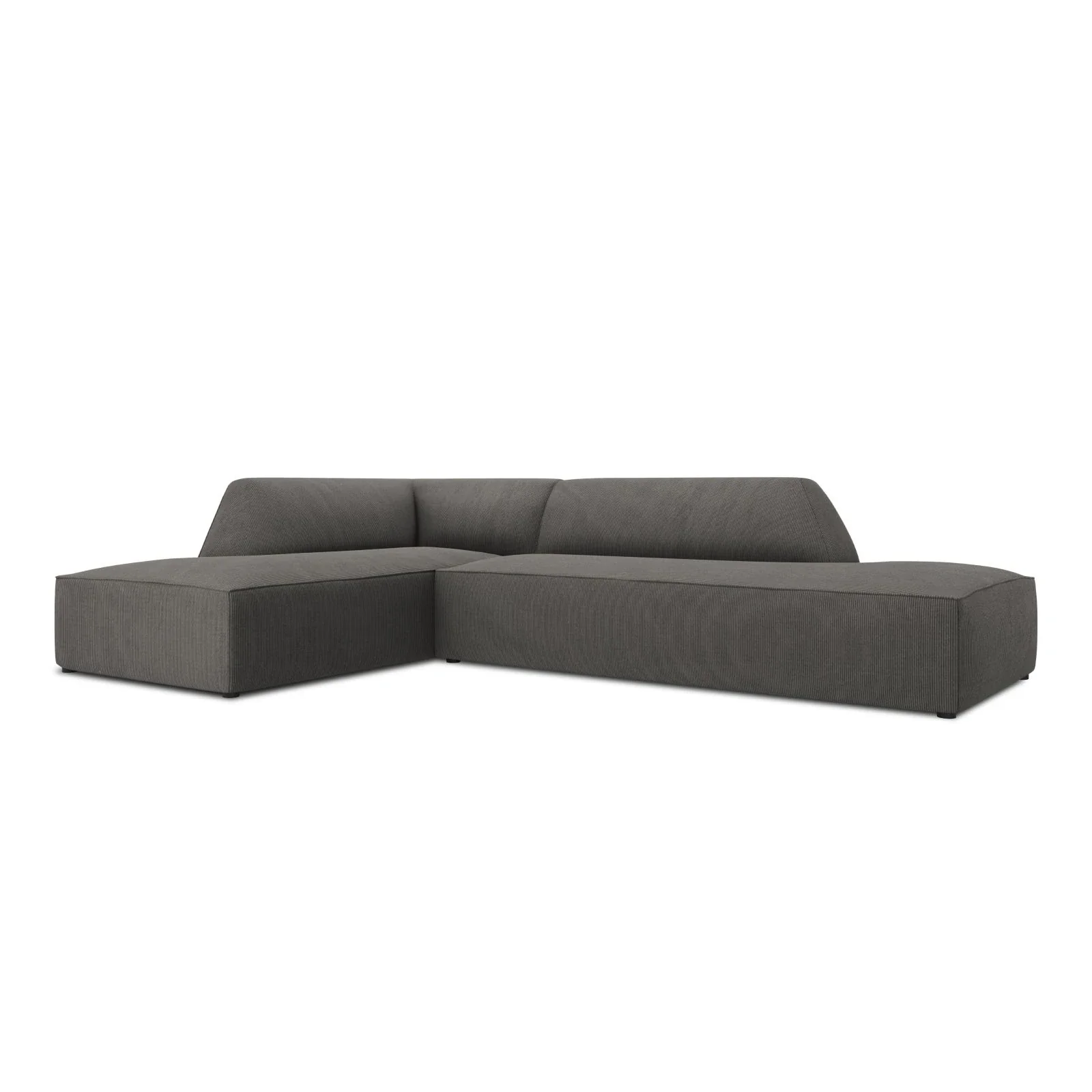 Ruby 4-Sitzer Ecksofa offen, Links, mit Bezug aus Samt, Cord oder Strukturstoff, 273x180 cm - Image 46
