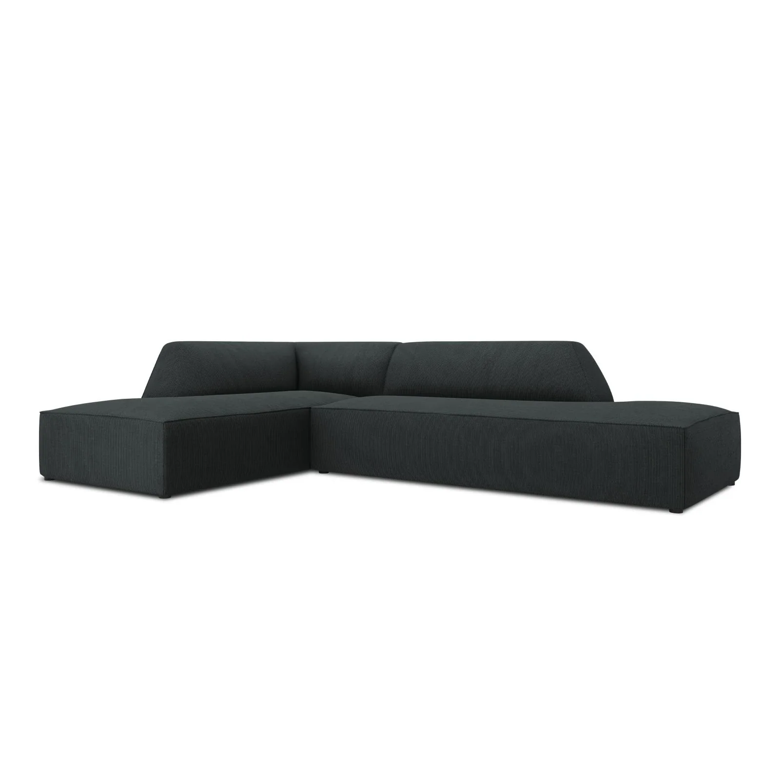 Ruby 4-Sitzer Ecksofa offen, Links, mit Bezug aus Samt, Cord oder Strukturstoff, 273x180 cm - Image 53